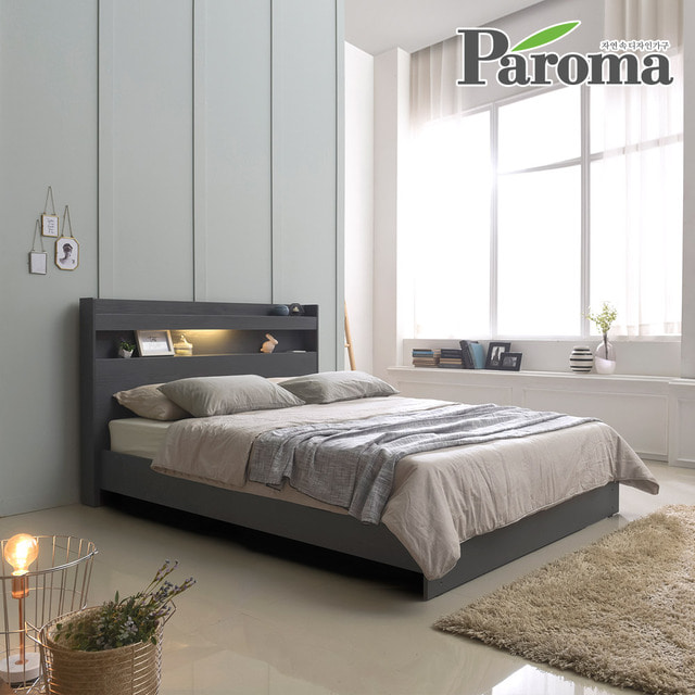 파로마-파로마 아너 LED 침대 헤드수납 침대 퀸 Q 실속형